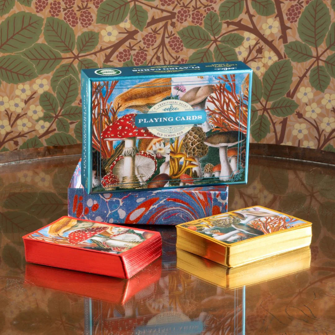 Mushroom Playing Card Gift Box Set