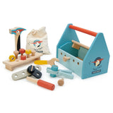 Wooden Tap Tap Tool Box Play Set