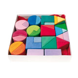 Wooden Shape Blocks - Square, Triangle and Circle