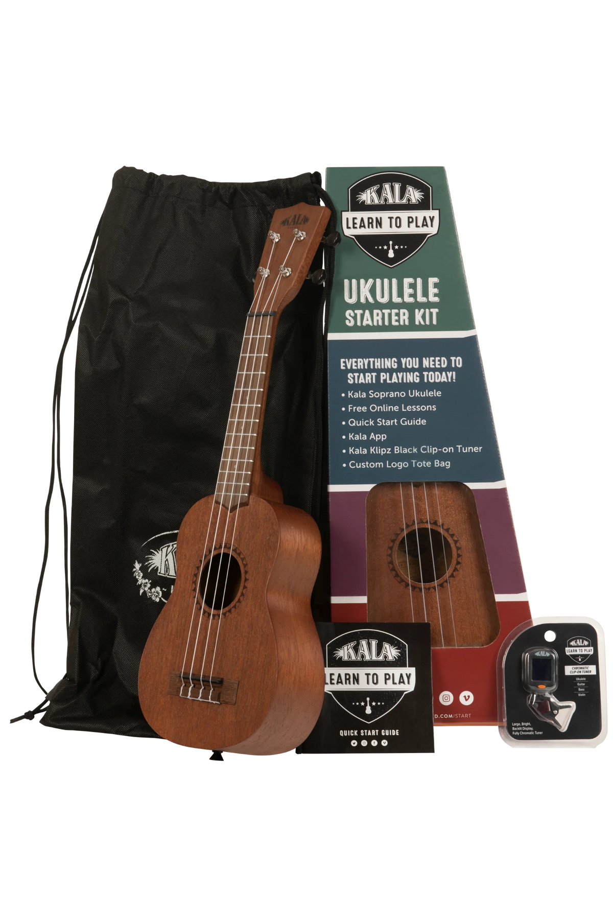 Soprano Ukulele - Learn to Play Starter Kit