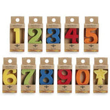 Beeswax Birthday Number Candle