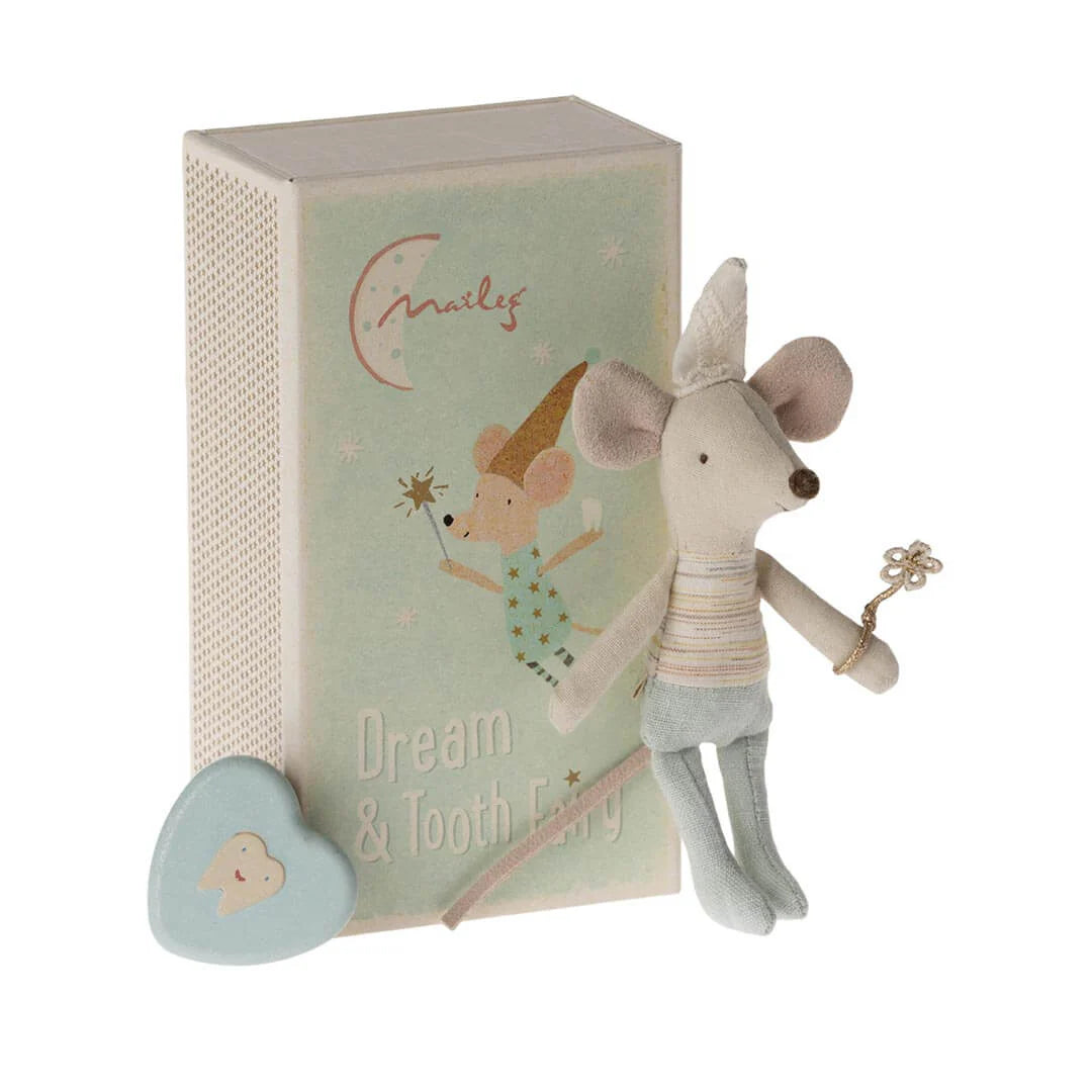 Tooth Fairy Mouse in a Matchbox - Little Brother