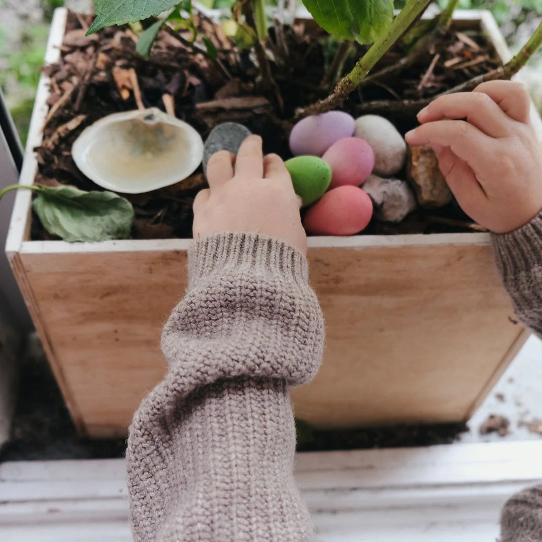 Wooden Happy Eggs