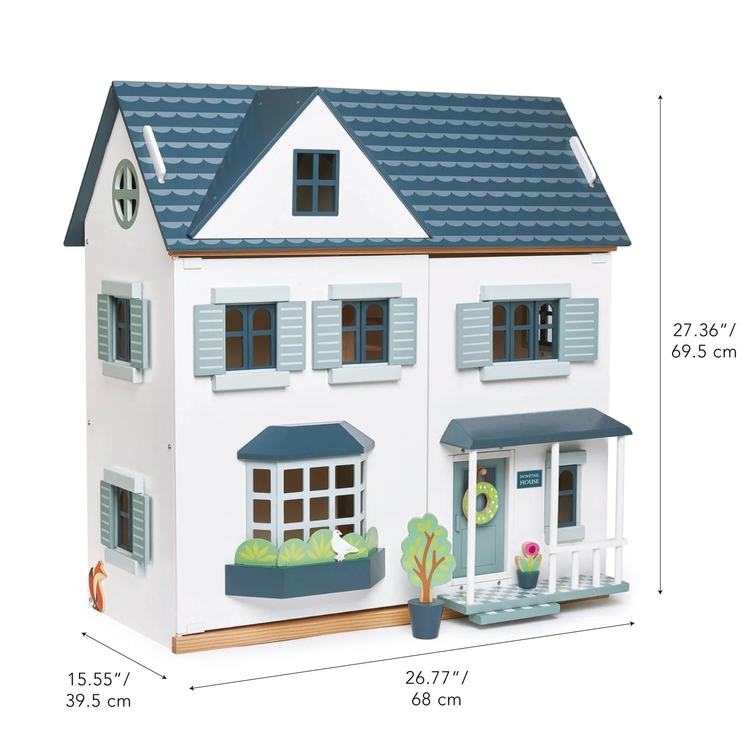 Dovetail House Wooden Dollhouse