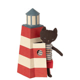 Lighthouse with Lifeguard Cat