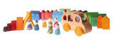 Village Building Blocks Set