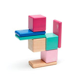 Pocket Pouch Wooden Magnetic Blocks - Blossom