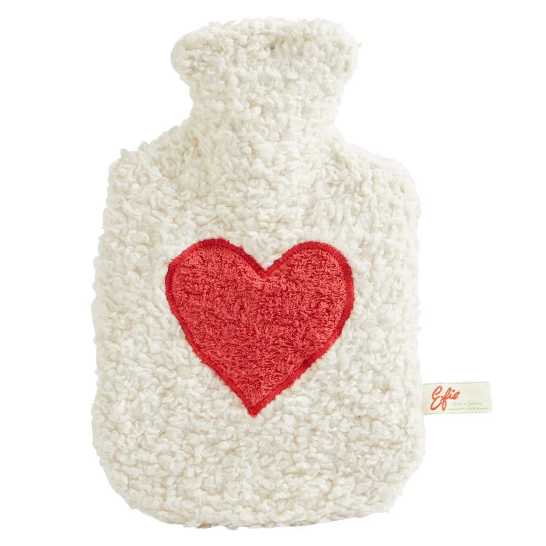 Child's Hot Water Bottle with Organic Cotton Cover