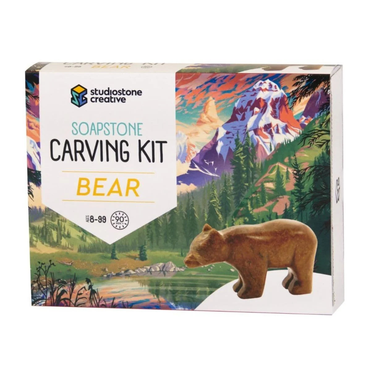 Bear Soapstone Carving Kit