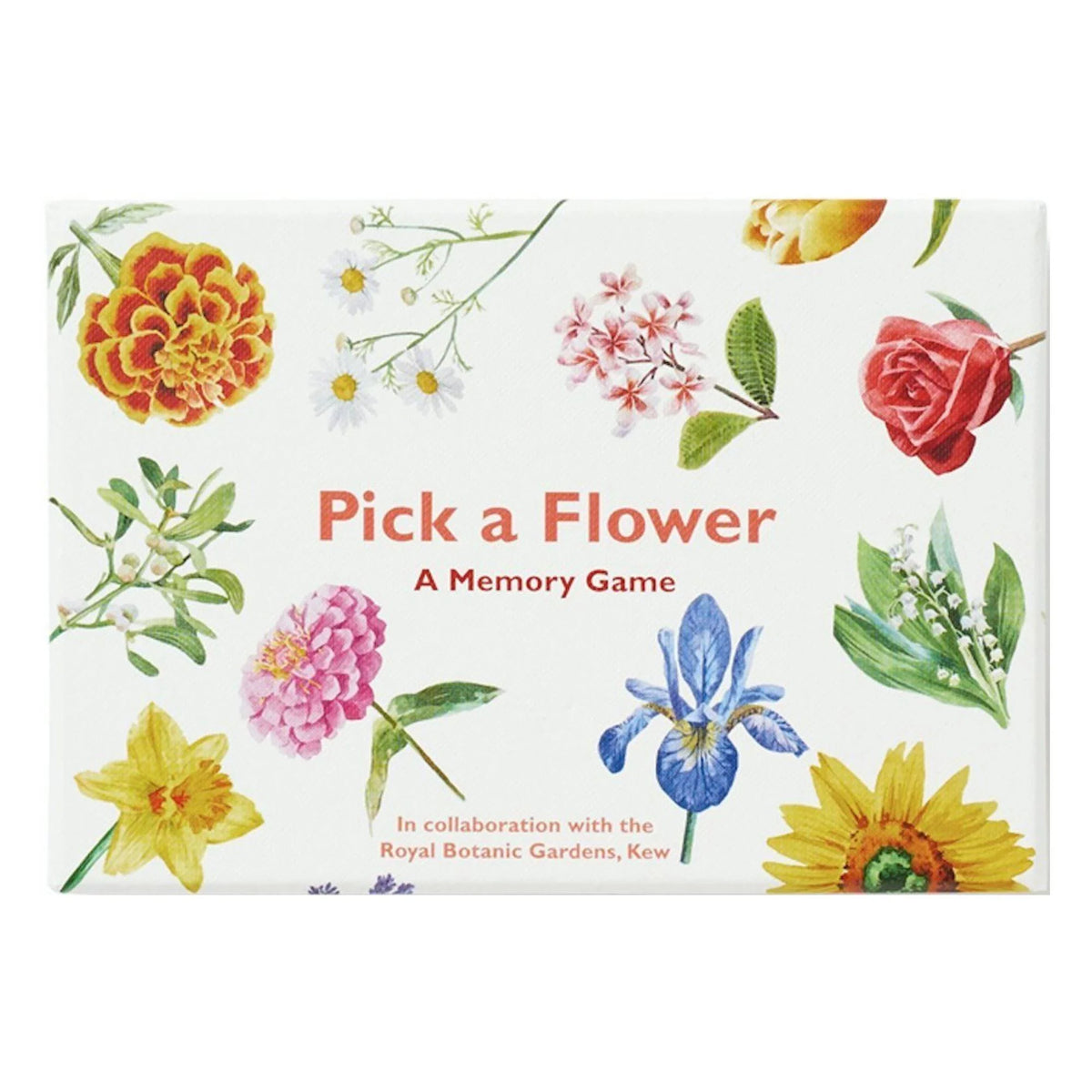 Pick a Flower Memory Card Game