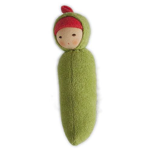 Organic Rattle Doll - Peapod