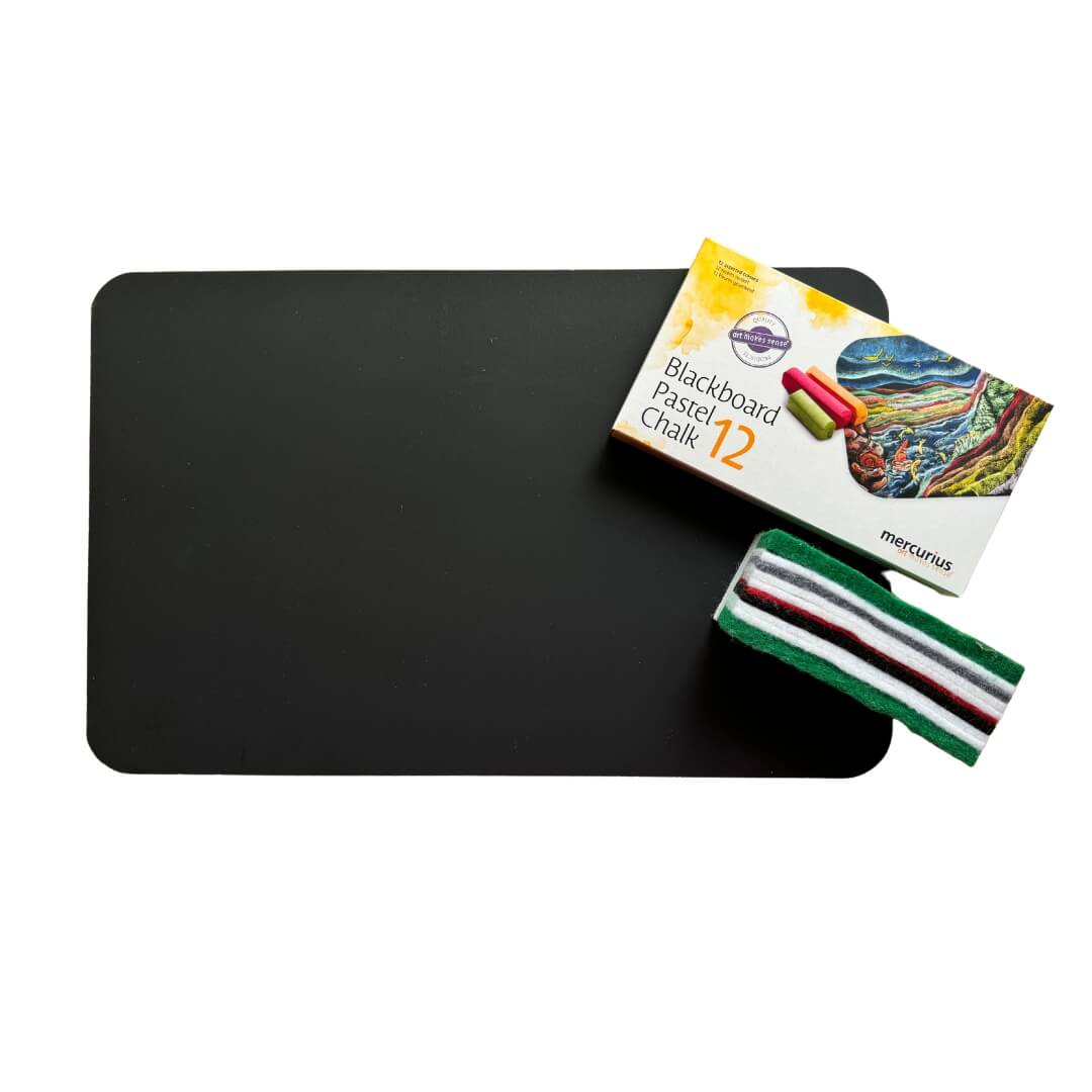 Kids Chalkboard & Eraser Set with Chalk