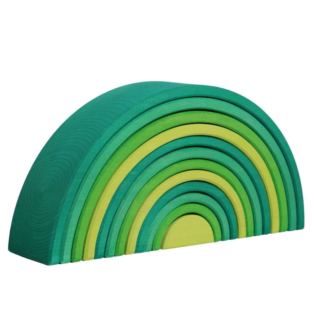 Forest Green Wooden Rainbow Tunnel