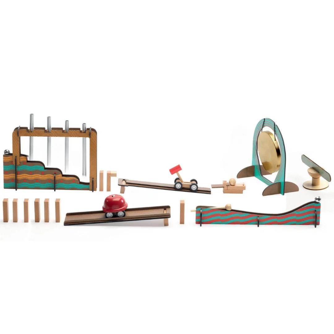 Zig & Go Wooden Music Building Game - 52 Piece Set