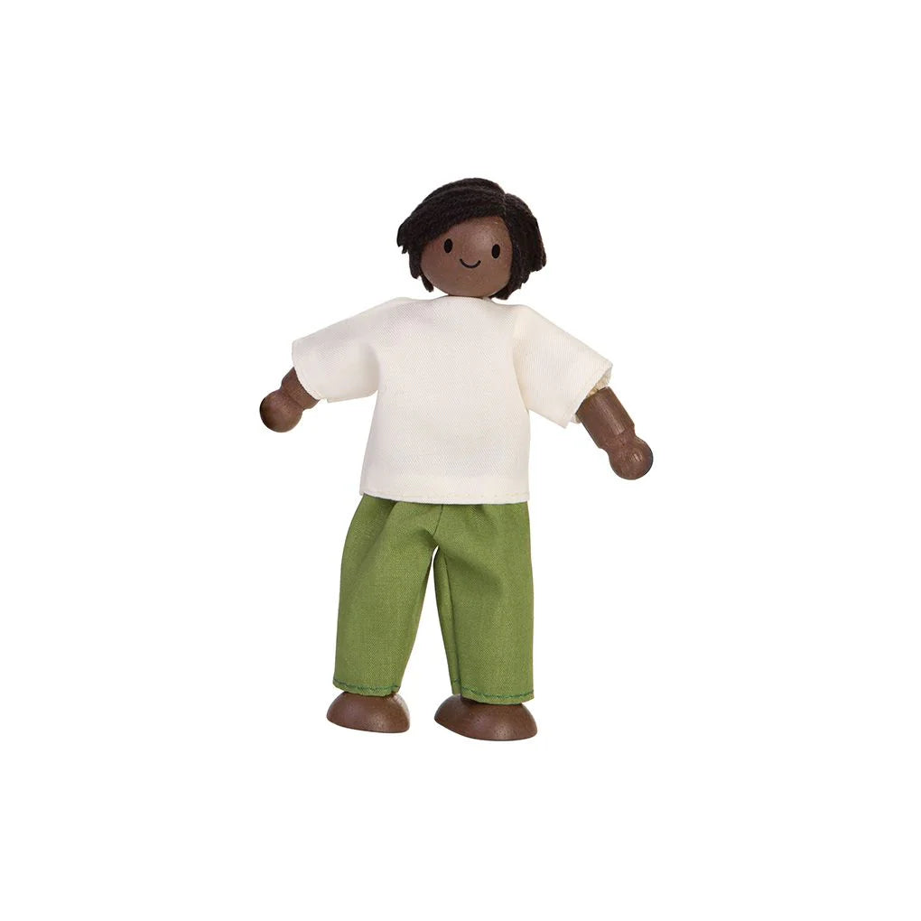 Dad Dollhouse Figure - Dark Skin Tone