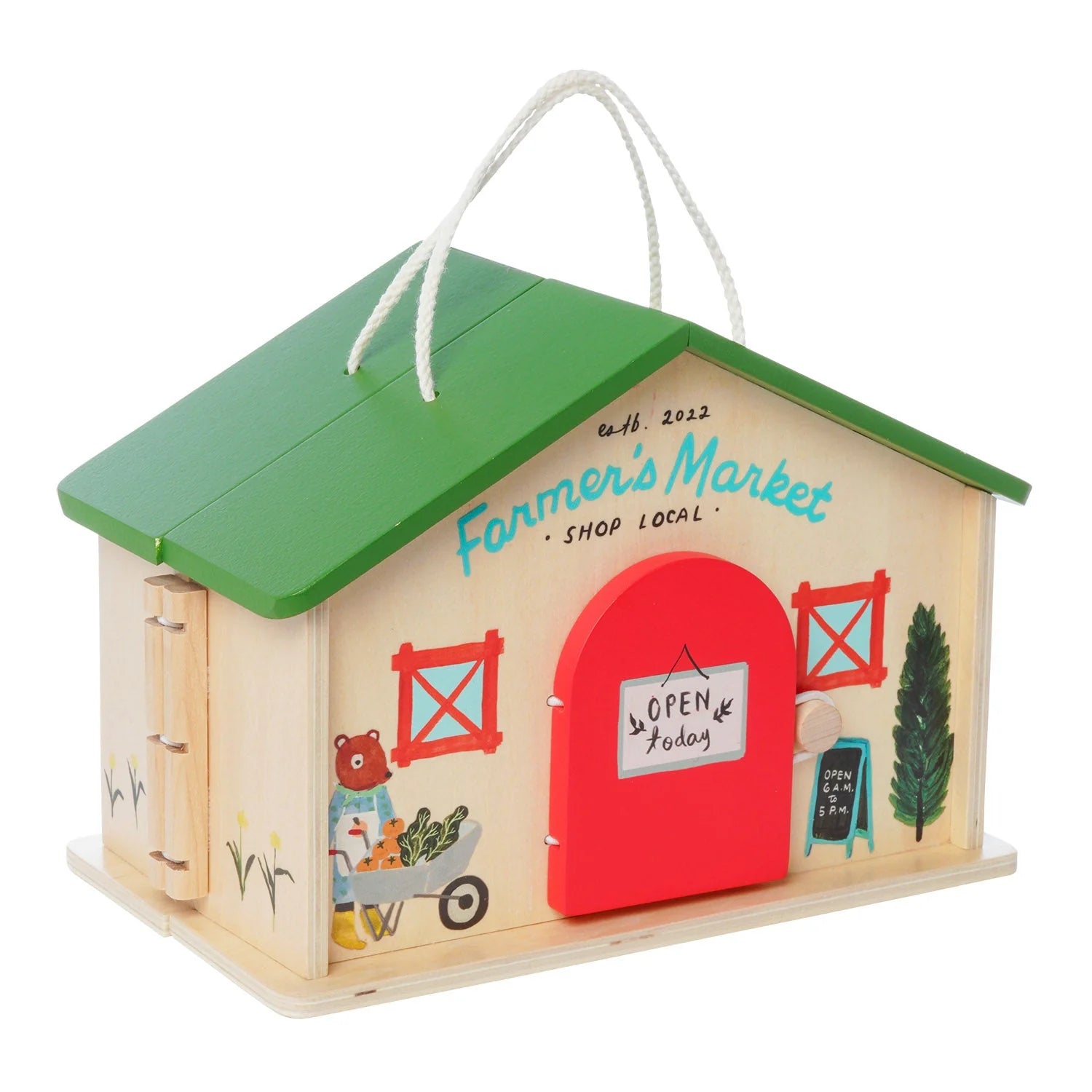 Market Day Wooden Playset