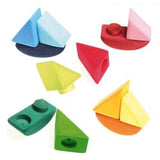 Rolling Boats Wooden Blocks