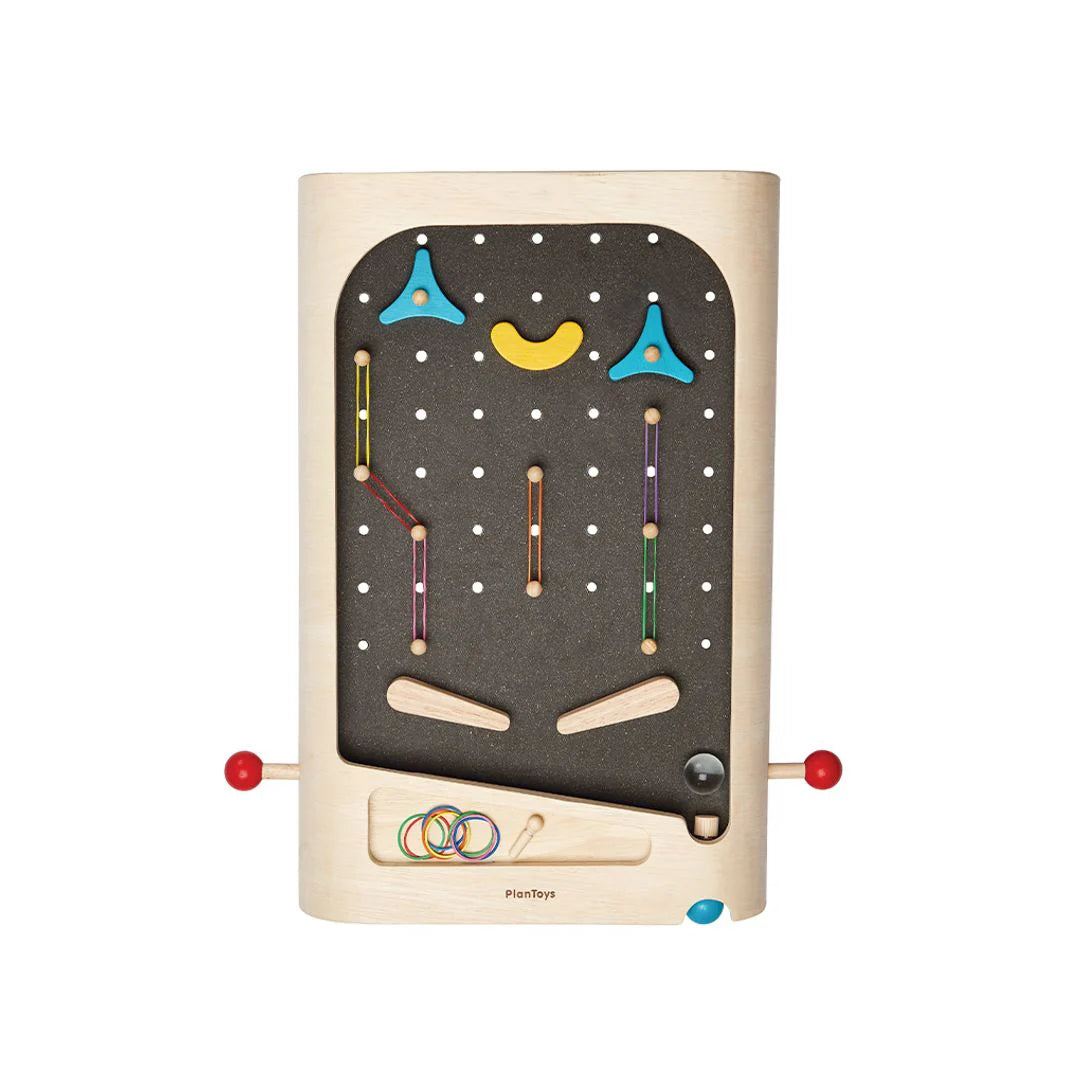 Wooden Pinball Game Set