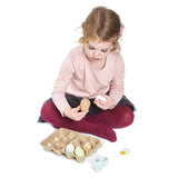 Wooden Eggs, Set of 6