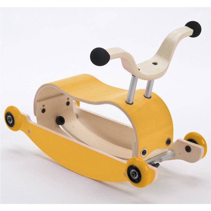 Mini Flip 2-in-1 Wooden Ride-On and Rocking Toy