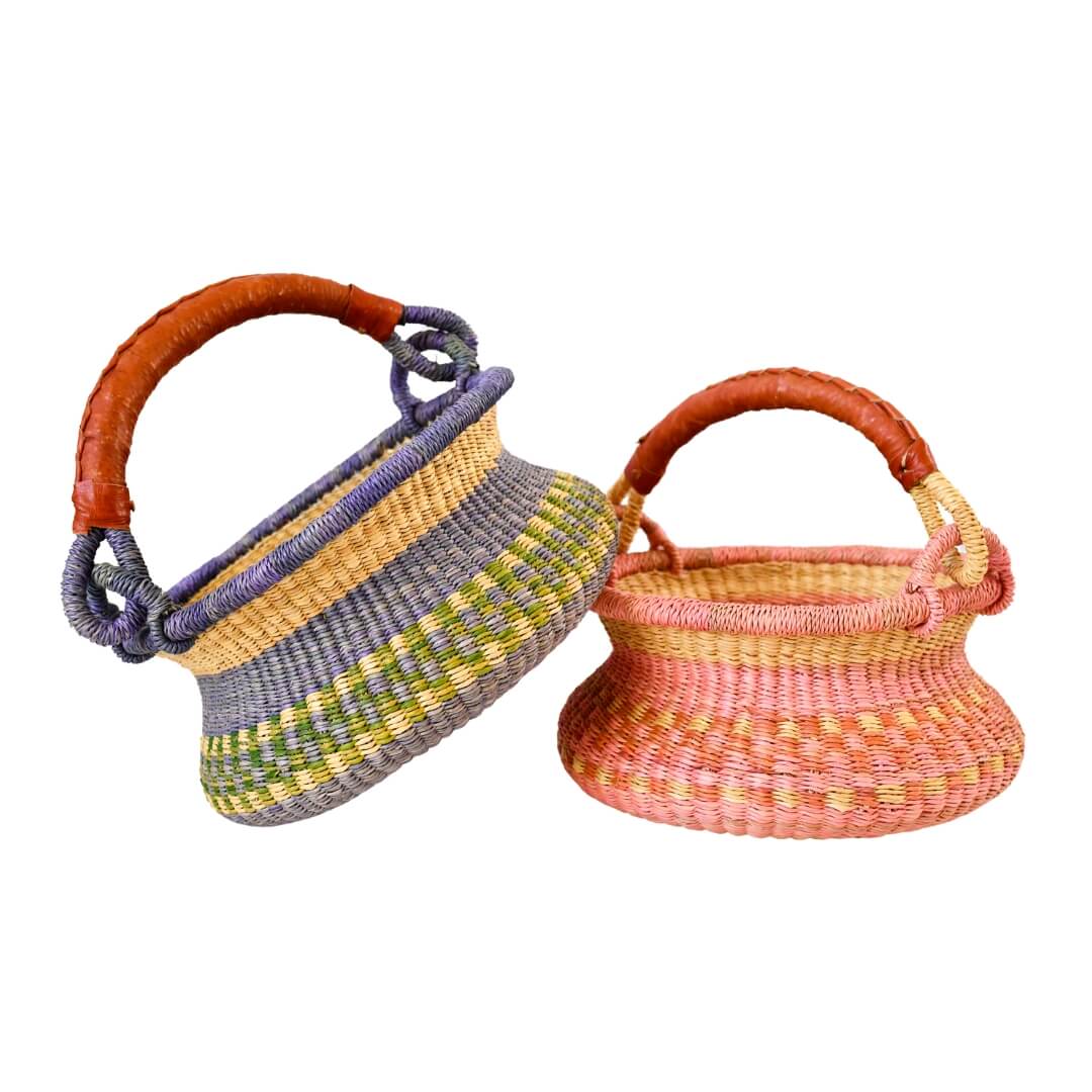 Field of Flowers Swing Bolga Basket