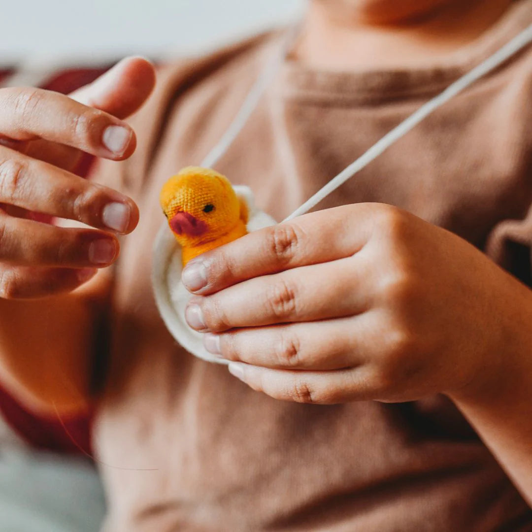 Duckling in an Egg Necklace