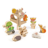 Stacking Garden Friends Wooden Game