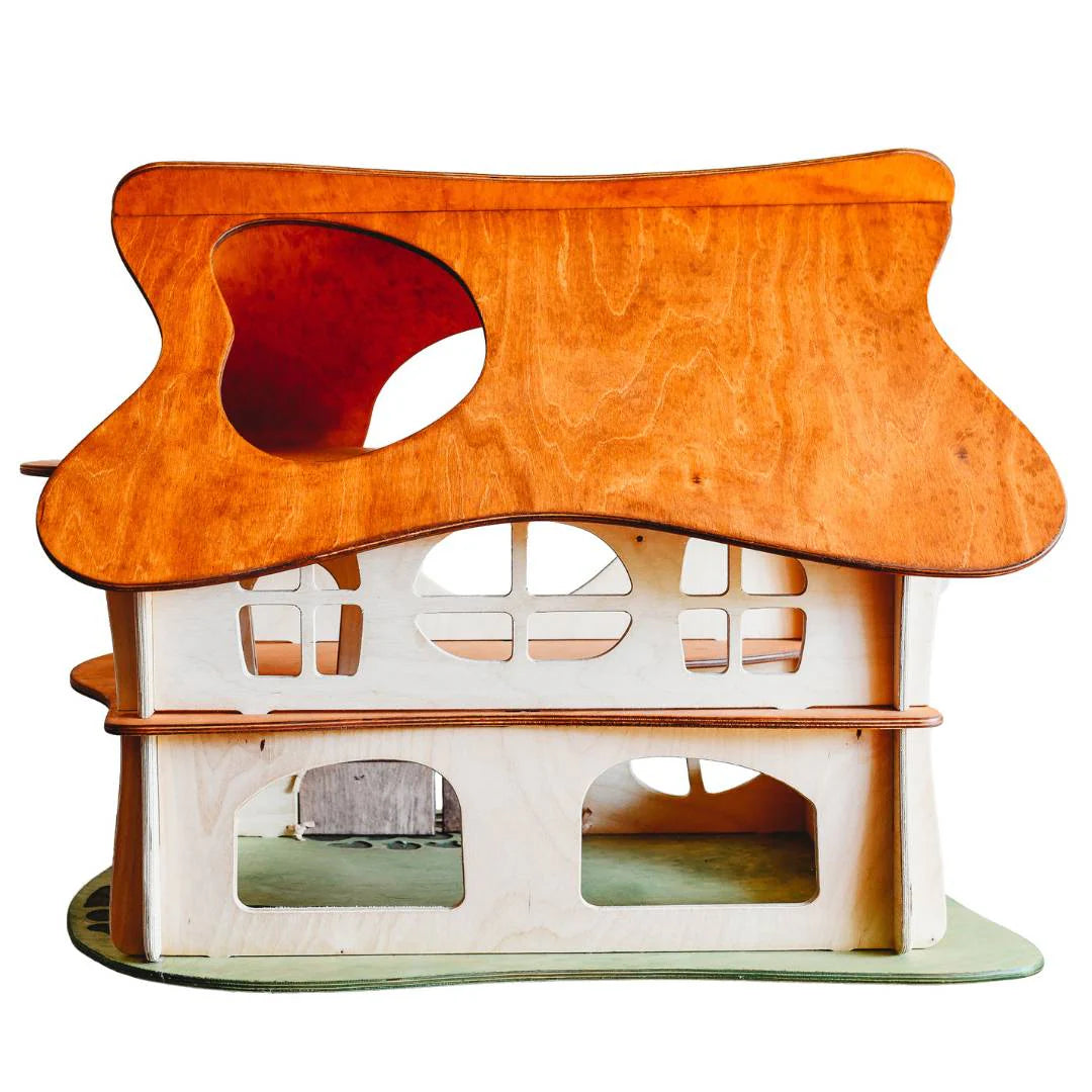 Waldorf Wooden Dollhouse by Twig Studio