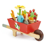 Wooden Garden Wheelbarrow Set