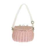 Minichari Cross-Body Rattan Basket Bag