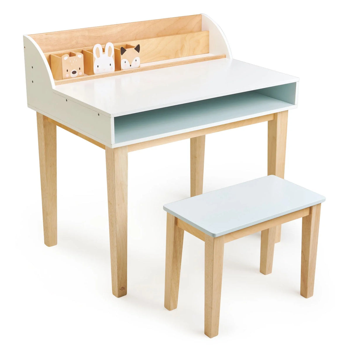 Wooden Forest Friends Desk and Chair