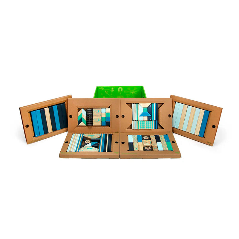 Magnetic Wooden Blocks Classroom Kit - 130 Piece Kit