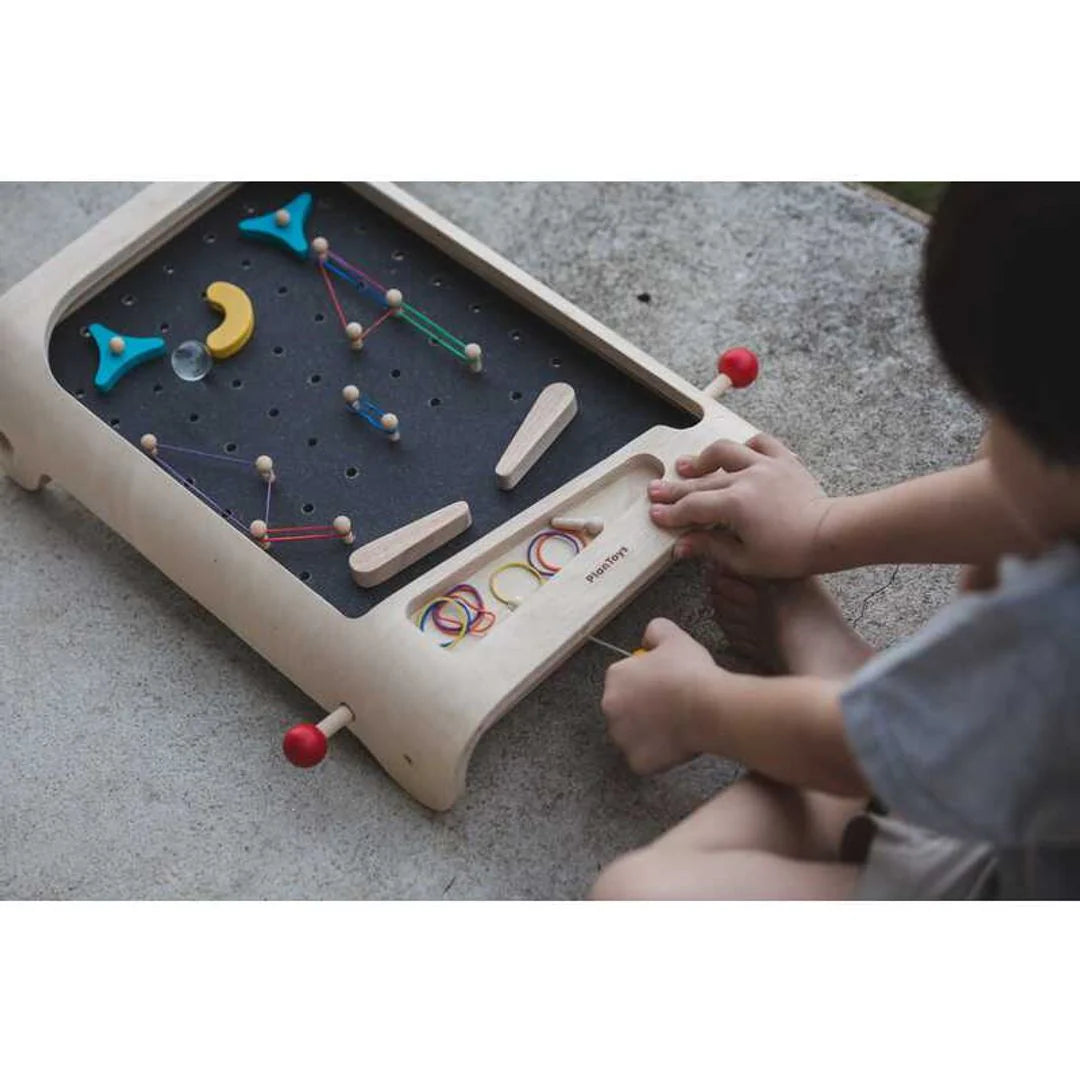 Wooden Pinball Game Set