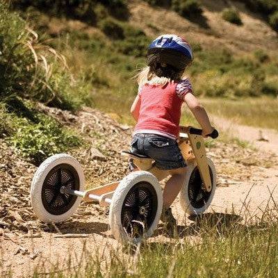 Wooden 3-in-1 Balance Bike / Trike