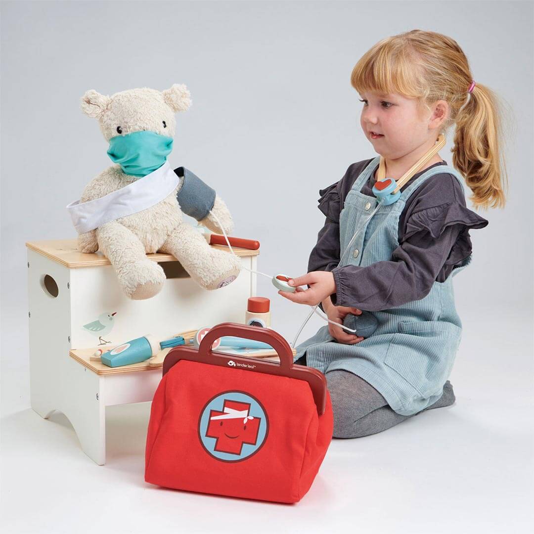 Doctor's Bag Wooden Play Set