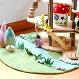 Felted Spring Play Mat Playscape