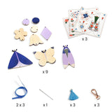 Butterflies DIY Keychain Craft Kit