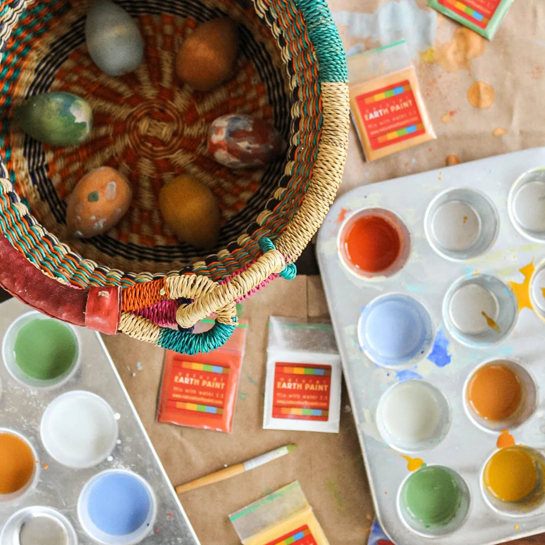 Wooden Egg-Painting Craft Kit