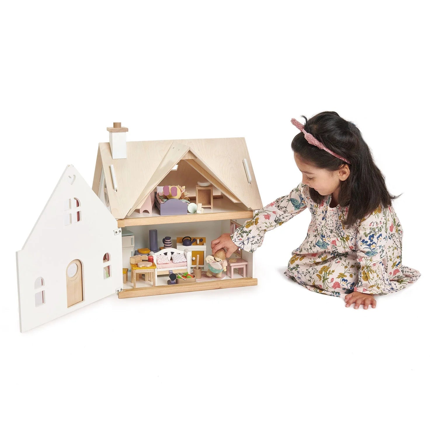 Cottontail Cottage Wooden Dollhouse