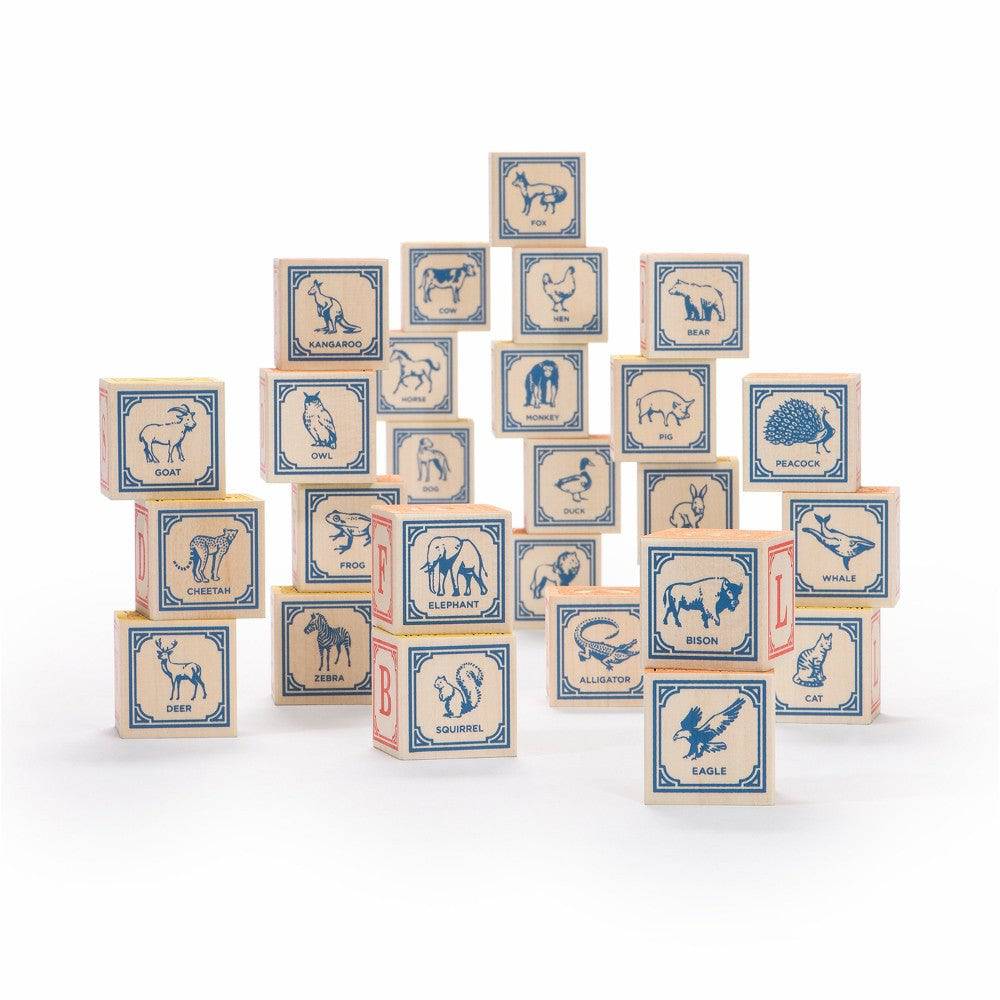 Classic Wooden Alphabet Blocks