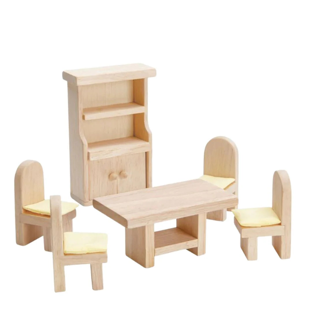 Wooden Dollhouse Furniture - Classic Dining Room