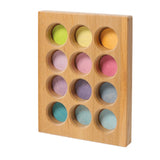 Wooden Pastel Sorting Board