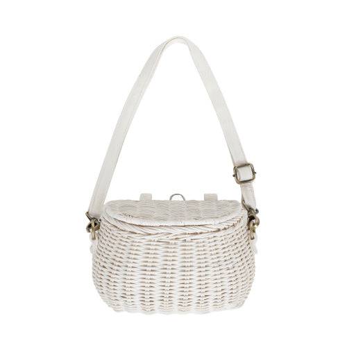 Minichari Cross-Body Rattan Basket Bag