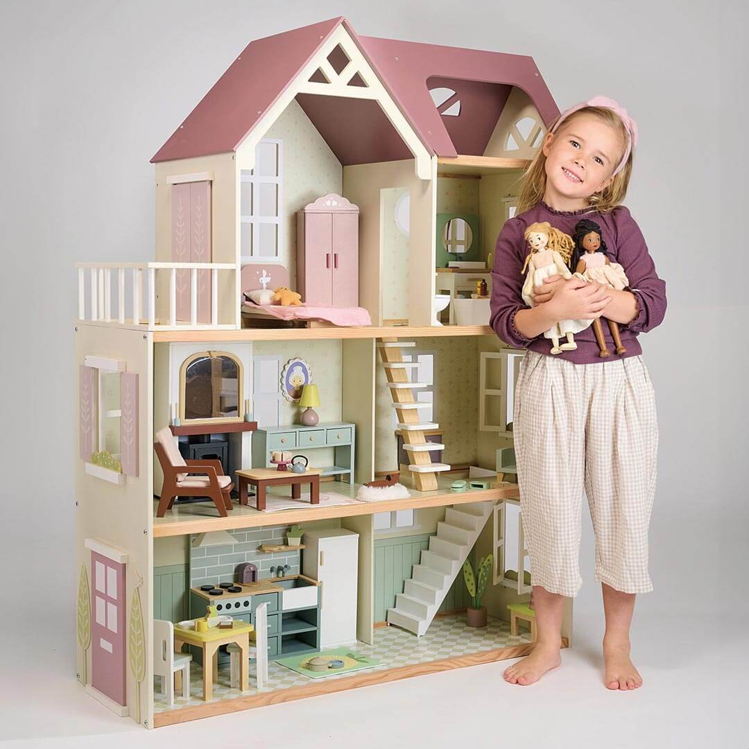 Mulberry Mansion Large Wooden Dollhouse