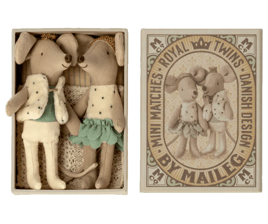 Royal Twin Mice in Matchbox