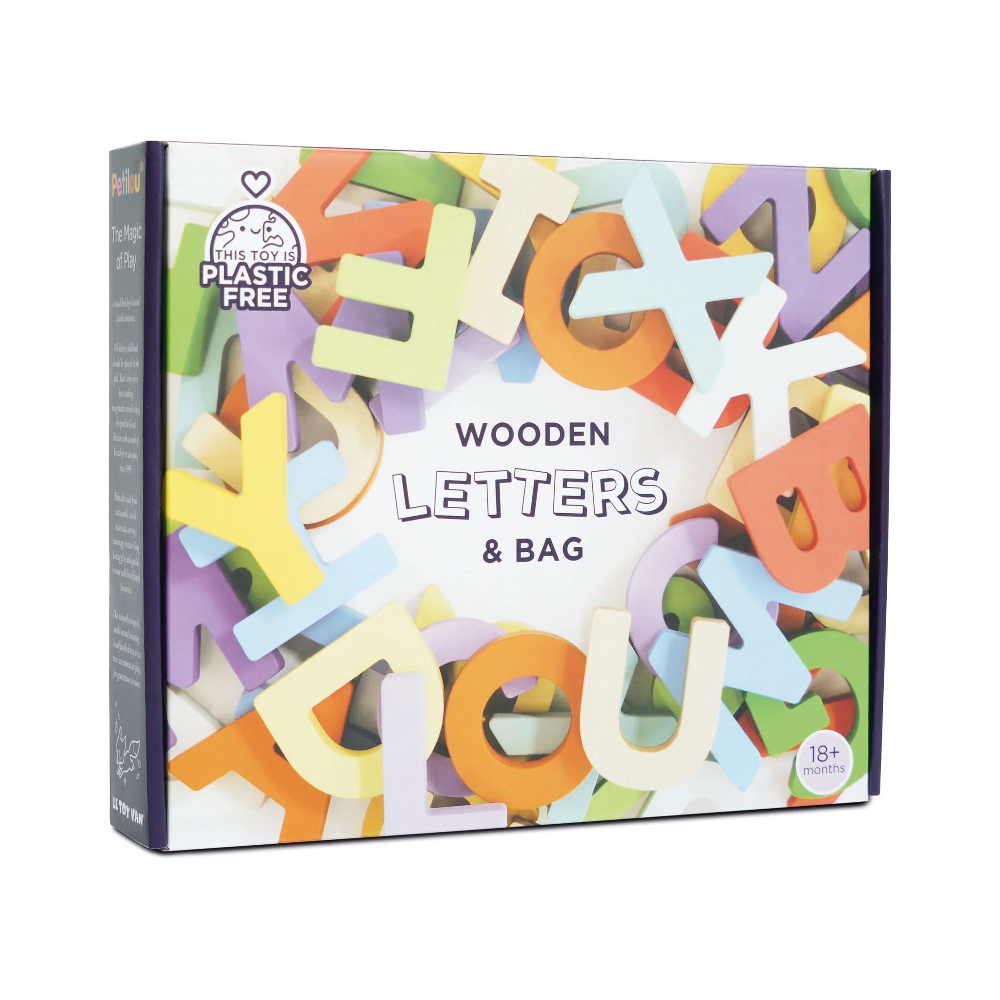 Wooden Alphabet Set & Bag