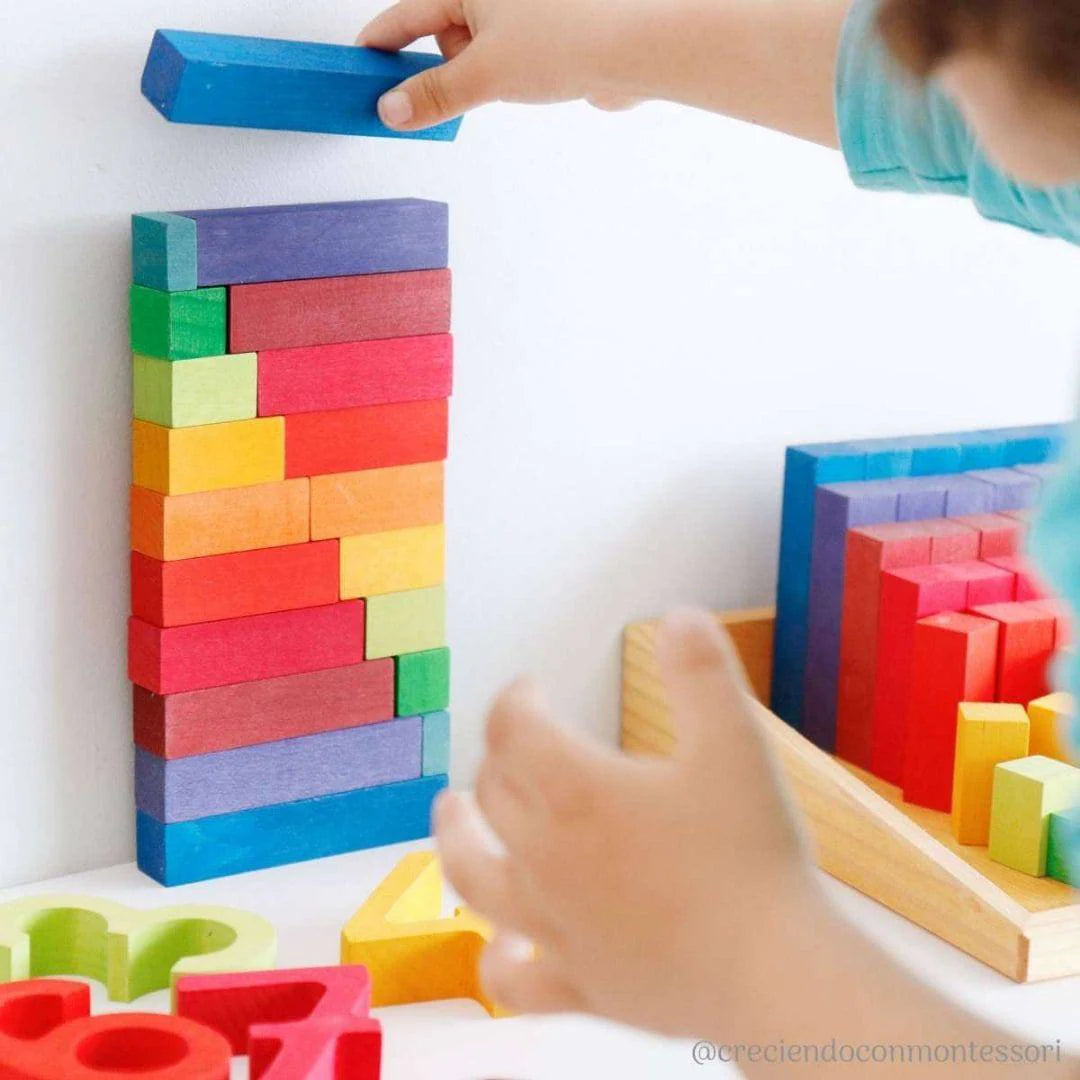 Stepped Counting Math Blocks