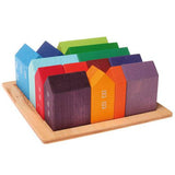 Village Building Blocks Set