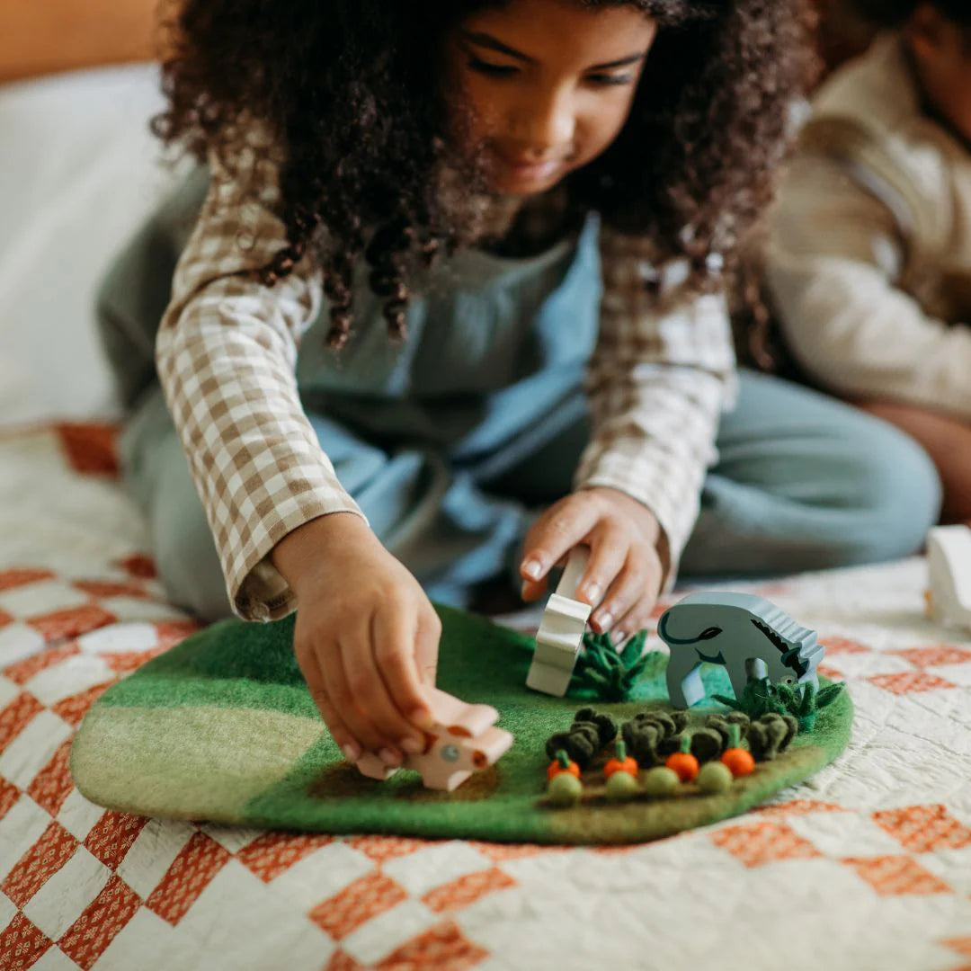 Felted Farm Play Mat