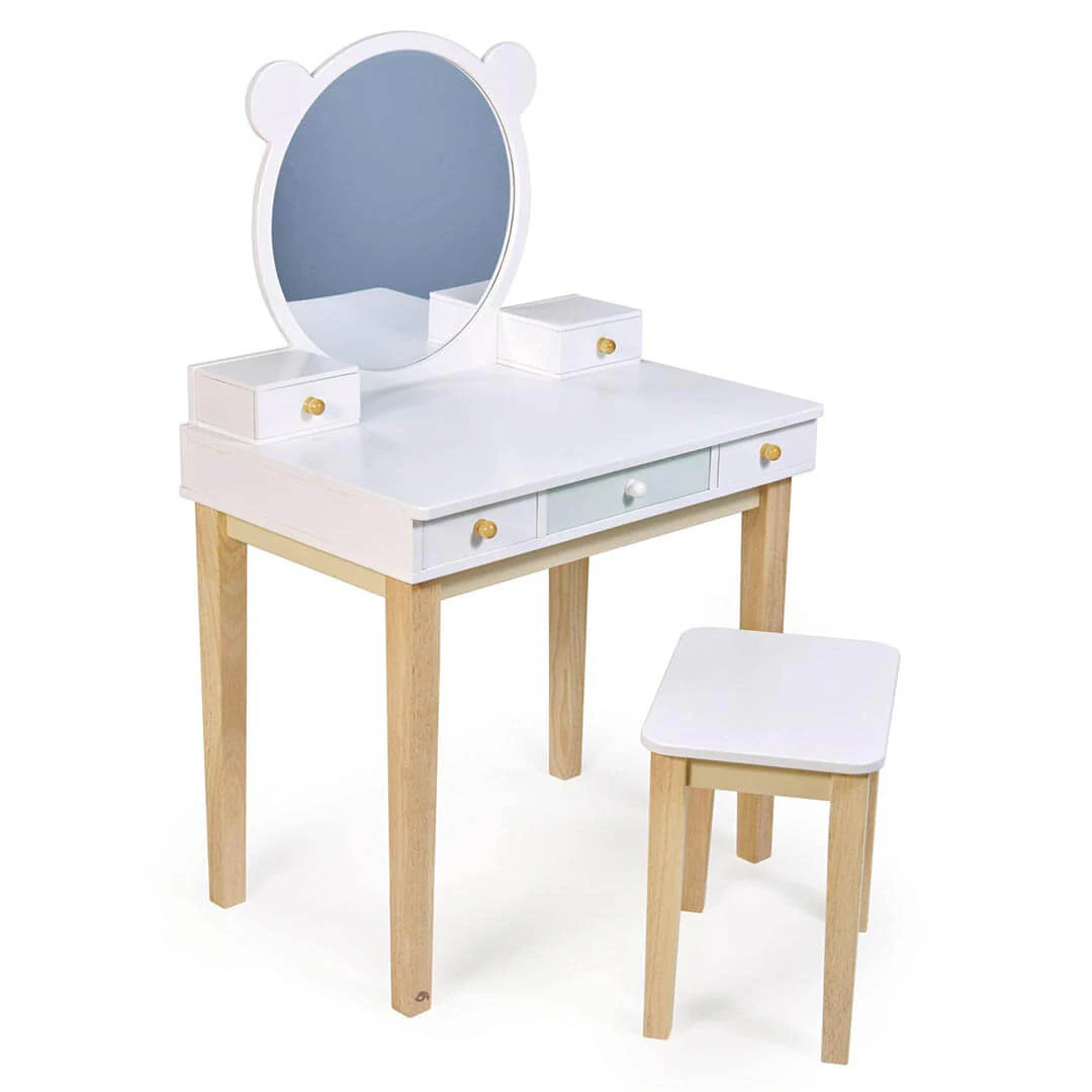 Forest Wooden Dressing Table and Stool